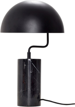 Hübsch bordlampe marmor svart