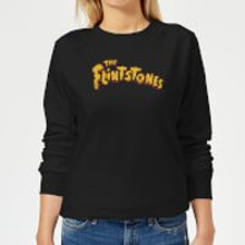 The Flintstones Logo Women's Sweatshirt - Black - XS - Black