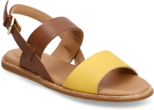 Karsea Strap Shoes Summer Shoes Flat Sandals Brun Clarks*Betinget Tilbud