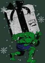Marvel The Incredible Hulk Christmas Present Christmas Hoodie - Forest Green - XL