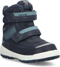 Play Reflex Warm Gtx 2V Sport Winter Boots Winter Boots W. Velcro Blue Viking