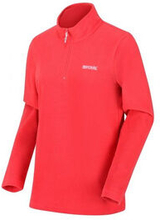 Sweater for damer fleece stof rød størrelse 40
