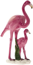 Liten Mor och Barn Flamingo - 20 cm Figur