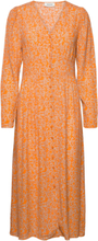 Corinnamd Print Dress Knælang Kjole Orange Modström