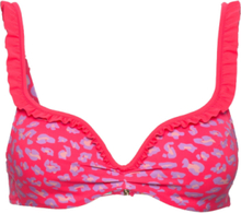 La Gomera Heartshape Bikini Top Swimwear Bikinis Bikini Tops Push-up Bikinitops Pink Marie Jo
