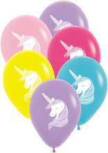Ballonger Enhörningar - 6-pack