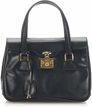 Pre-eide Lady Lock Leather Handbag Bag