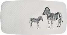 RIDDER Badmatta Zebra 38x72 cm vit och svart