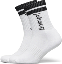 Retro Sports Socks 2Pk Sport Socks Regular Socks White Johaug