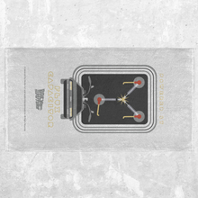 Back to the Future Flux Capacitor - Fitness Towel
