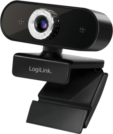 LogiLink Webbkamera HD 1080p m. mikrofon