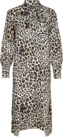 Henley - Classic Leopard Dresses Cocktail Dresses Multi/mønstret Day Birger Et Mikkelsen*Betinget Tilbud