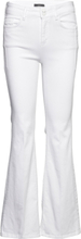 Women Pants Denim Length Service Bottoms Jeans Boot Cut White Esprit Collection