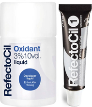 RefectoCil Eyebrow Color & Oxidant 3% Liquid Black