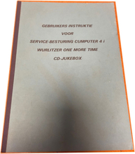 Manual Nederlands Wurlitzer OMT 4 i