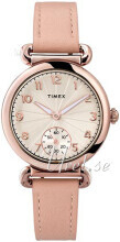 Timex TW2T88400 Antikvit/Läder Ø33 mm