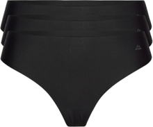 Women's Invisible Thong Sport Panties Thong Black Danish Endurance