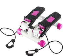 Stepmaskin - Med träningsband &amp träningsdator (svart-rosa S3033)
