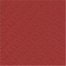 16x Luxe 3-laags servetten met patroon donker rood 33 x 33 cm