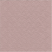 16x Luxe 3-laags servetten met patroon oud roze 33 x 33 cm