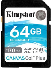 Kingston Canvas Go! Plus 64gb Sdxc Uhs-i Memory Card