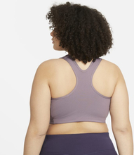 Nike Plus Size - Swoosh Women's Medium-Support Non-Padded Sports Bra - Purple