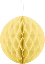 Ljus Gul Honeycomb Ball 20 cm