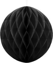 Svart Honeycomb Ball 30 cm