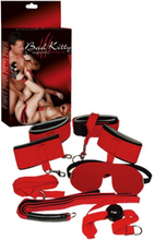 Bad Kitty Red Bondage Set