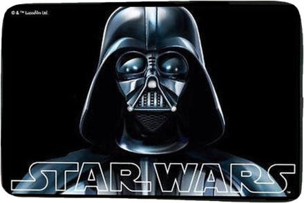 Disney Star Wars Fuß-Matte weiche Tür-Matte mit rutschfester Rückseite 60x40 cm Schwarz
