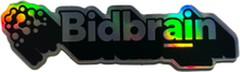 Bidbrain holo sticker Logo