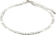 Dale Recycled Open Curb Ankle Chain Accessories Jewellery Ankle Chain Silver Pilgrim