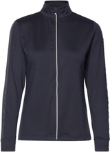 Anna Ls Full Zip Sport Sweatshirts & Hoodies Fleeces & Midlayers Navy Daily Sports