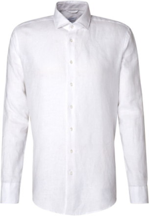 New Kent Ot Shirts Linen Shirts Hvit Seidensticker*Betinget Tilbud