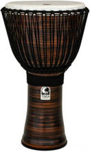 Djembe Freestyle II Rope Tuned Spun Copper with Bag, Toca TF2DJ-14SCB