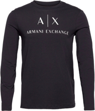 T-Shirt Tops T-shirts Long-sleeved Black Armani Exchange