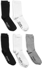 Bo.5P Organic Crew Sock Junior Socks & Tights Socks Hvit Frank Dandy*Betinget Tilbud