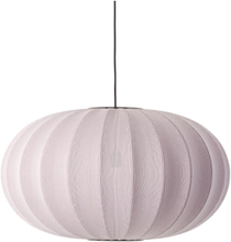 Knit-Wit 76 Oval Pendant Home Lighting Lamps Ceiling Lamps Pendant Lamps Pink Made By Hand