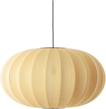 Knit-Wit 76 Oval Pendant Home Lighting Lamps Ceiling Lamps Pendant Lamps Yellow Made By Hand
