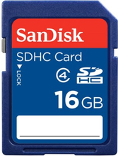 Sandisk Standard 16gb Sdhc Hukommelseskort