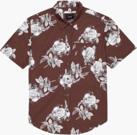 HUF - Widower Woven Shirt - Brun - XL