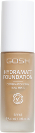 GOSH Hydramatt Foundation Light Dark - Red/Warm Undertone 010Y - 30 ml