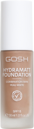GOSH Hydramatt Foundation Medium Dark - Yellow/Cold Undertone 014N - 30 ml