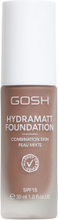 GOSH Hydramatt Foundation Very Dark - Neutral Undertone 018N - 30 ml