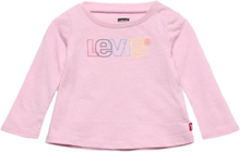 Lvg Long Sleeve Tee Shirt T-shirts Long-sleeved T-shirts Rosa Levi's*Betinget Tilbud