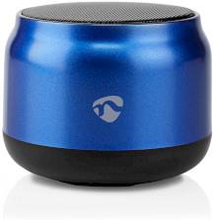 Nedis Bluetooth® Högtalare | Maximal batteritid: 4 timmar | Handhållen design | 5 W | Mono | Inbygd mikrofon | Synkroniseringsbar | Blå
