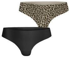 Björn Borg Trusser 2P Performance Thong 2212 Leopard Small Dame