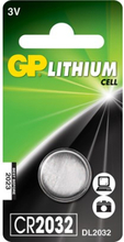 Gp Batteri Knapcelle Lithium Cr2032 3v