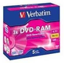 Verbatim Dvd-ram X 5