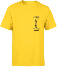CatDog Pocket Square Unisex T-Shirt - Yellow - S - Yellow